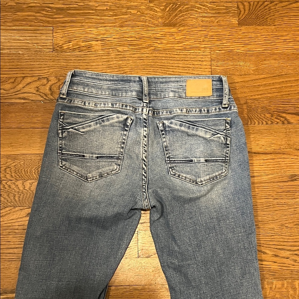 BKE Women's Flare Jeans in Classic Blue - Picture 6 of 6